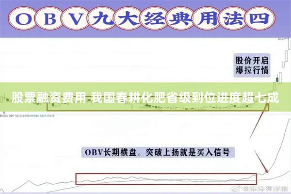 股票融资费用 我国春耕化肥省级到位进度超七成